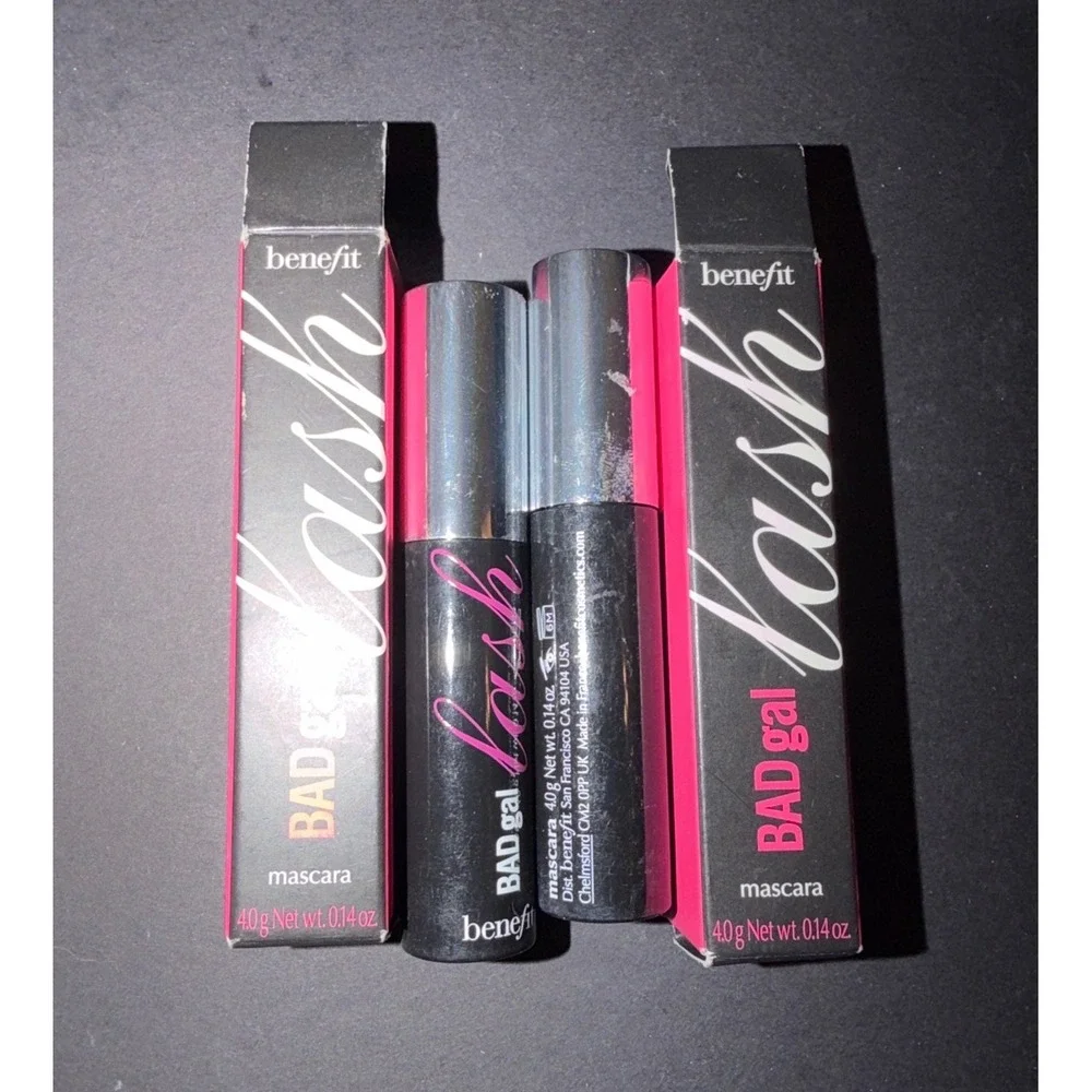 Benefit BADgal Lash Mascara Set of 2 Volumizing Lengthening Travel makeup